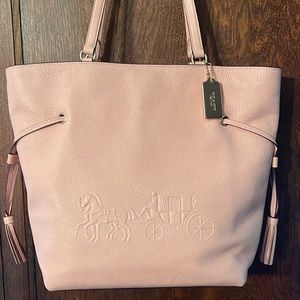 Coach purse light pink